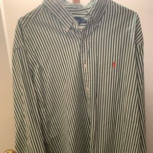 Long sleeve button down Polo Shirt